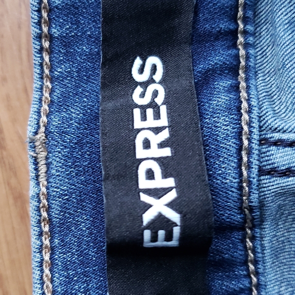 Express Stretch Performance Cropped Legging Jeans Women's Size 00 - Picture 5 of 14